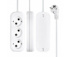 Сетевой удлинитель 1-2.SALE 3 розетки, 16А, 1.5м, заземление, ПВС 3х1, белый