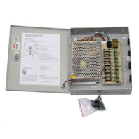 Блок питания метал, BOX 12V/5А/60W/4CH, Вход 220-240V, Размер 163х163х48мм, клеммник