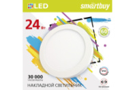 Cветодиодный (LED) светильник SmartBuy Round SDL накладной 24w/4000K/IP40 (SBL-RSDL-24-4K) Cветодиодный (LED) светильник SmartBuy Round SDL накладной 24w/4000K/IP40 (SBL-RSDL-24-4K)